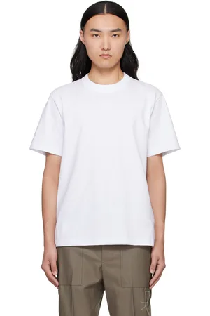 SACAI White WTAPS Edition Print T-shirt