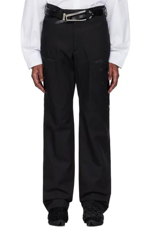 Kiko Kostadinov Black Inex Snap Trousers