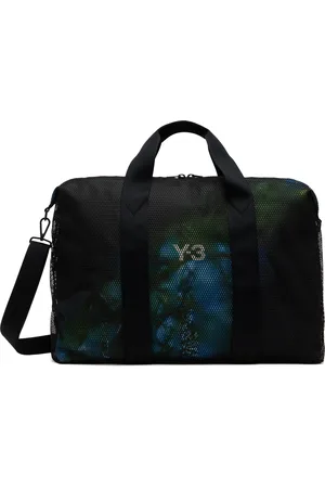 Y-3 Black Mesh Weekender Duffle Bag