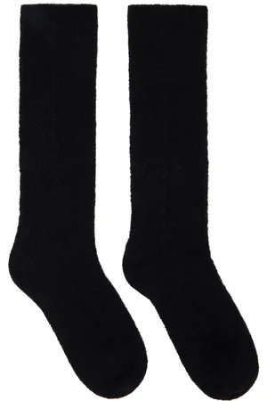 VALENTINO Black Mohair Socks
