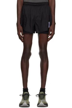 SATISFY Black Rippy 3 Trail Shorts