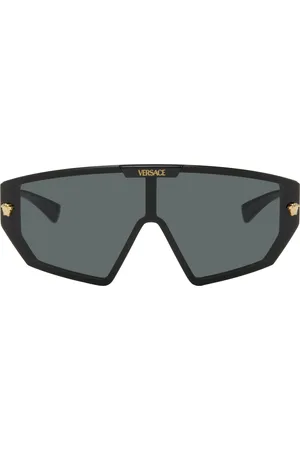 VERSACE Black Medusa Horizon Sunglasses