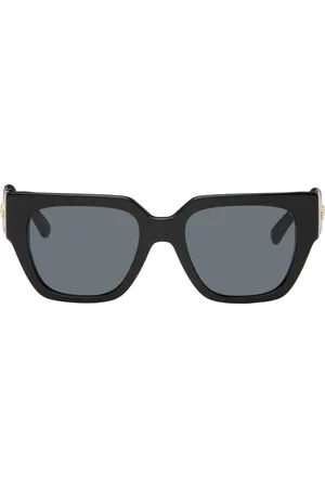 VERSACE Black Medusa Chain Sunglasses