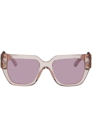 VERSACE Pink Medusa Chain Sunglasses