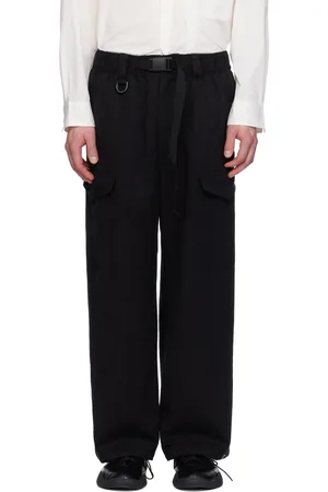 Y-3 Black Twill Cargo Pants