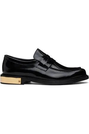 Moschino Black College Loafers