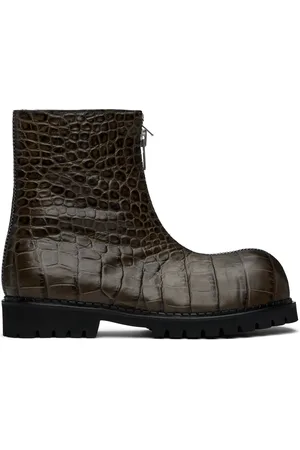 No Idea Khaki Big Foot 2 Zip 2 Layer Boots