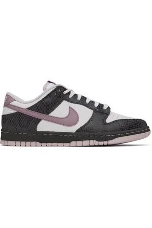 Nike Gray & Purple Dunk Low SE Sneakers