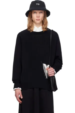 Y-3 Black Knit Crew Sweater