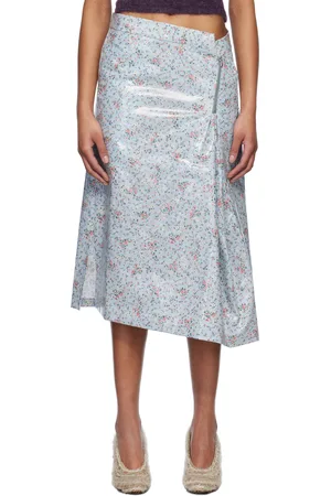 BLESS Blue SMLXL Rain Skirt Midi Skirt