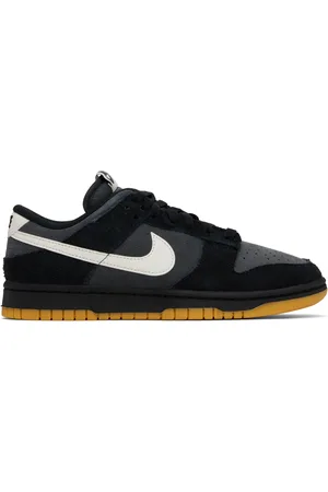 Nike Black & Gray Dunk Low Retro SE Sneakers