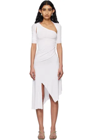 Gimaguas White Lucia Midi Dress