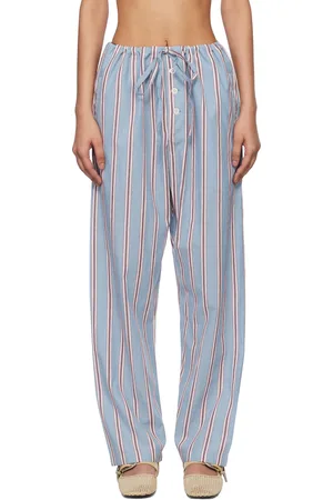 BODE Blue Regatta Stripe Pyjama Pants
