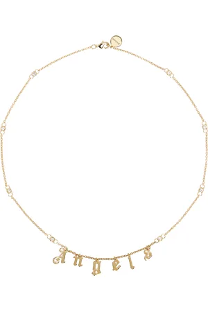 Palm Angels Gold Rhinestone 