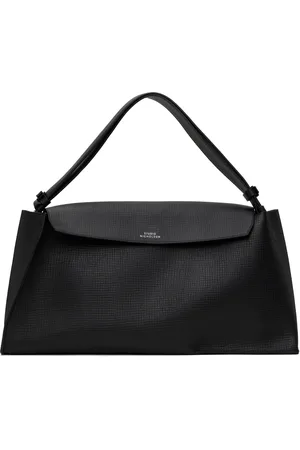STUDIO NICHOLSON Black Shiboru Leather Bag