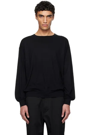 NANAMÍCA Black Wool Crew Neck Sweater