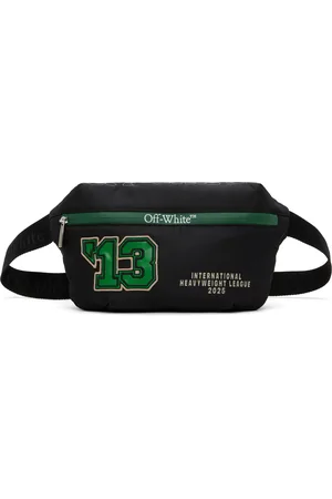 OFF-WHITE Black Outdoor Patches Belt Bag