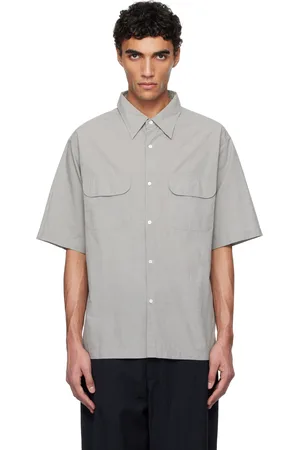 NANAMÍCA Gray Regular Collar End On End S/S Shirt