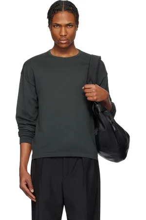 LEMAIRE Gray Crew Neck Sweater
