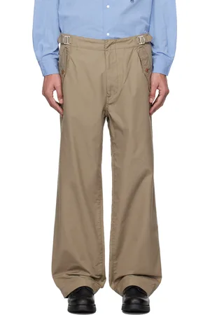 NANAMÍCA Taupe Side Belt Wide Trousers