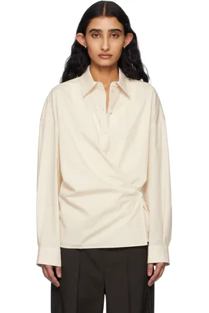 LEMAIRE Off-White Straight Collar Twisted Shirt