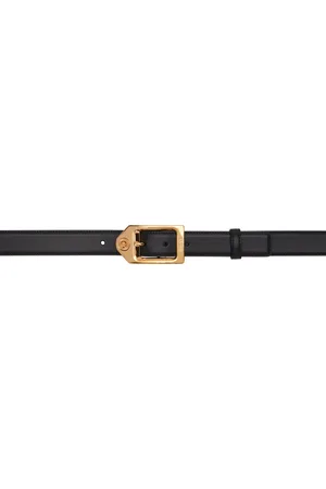 VERSACE Black Medusa Biggie Leather 3 CM Belt