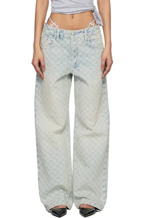 MISBHV Blue Monogram Ocean Washed Jeans