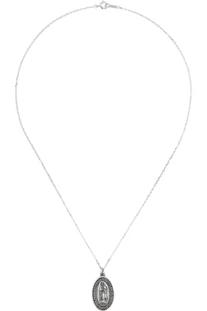 Wacko Maria Silver Maria Medal Necklace