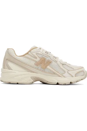 New Balance Off-White & Beige 740 Sneakers