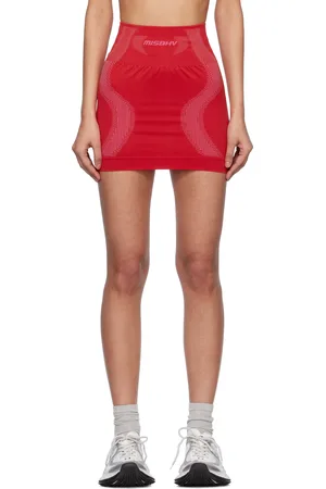 MISBHV SSENSE Exclusive Red Sport Miniskirt