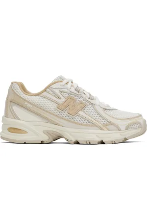 New Balance Off-White & Beige 740 Sneakers