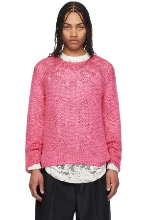 Comme des Garçons Pink Droptail Sweater
