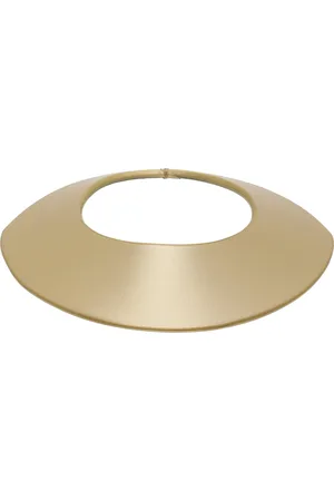 Rick Owens Gold Hollywood Anthem Bangle Bracelet