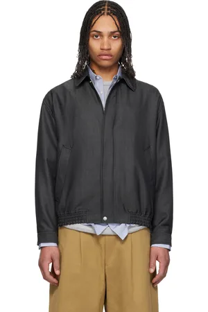 Comme des Garçons Black Wool Mohair Twill Jacket