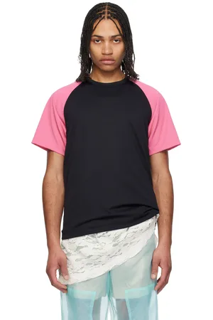 Comme des Garçons Black & Pink Honeycomb T-shirt