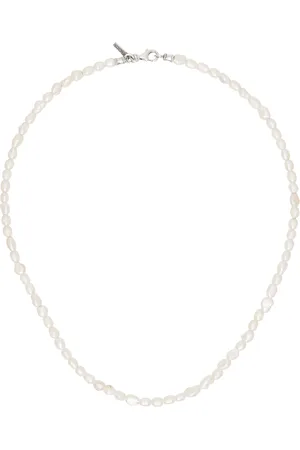 EMANUELE BICOCCHI White Small Baroque Pearl Necklace