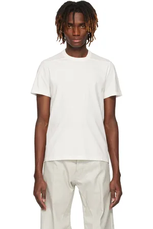 Rick Owens White Hollywood Short Level T-shirt