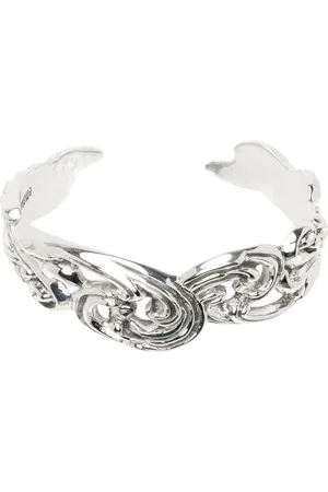 EMANUELE BICOCCHI Silver Arabesque Bangle Bracelet