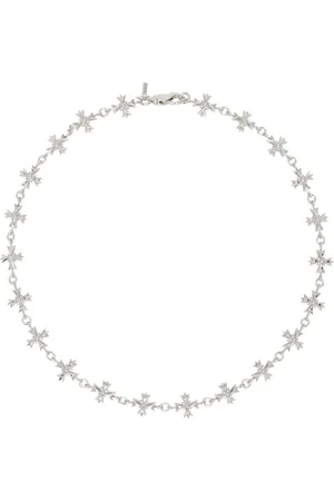 EMANUELE BICOCCHI Silver Multi-Crest Necklace