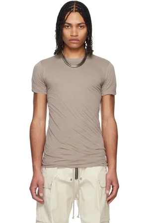 Rick Owens Taupe Hollywood Double SS T-shirt