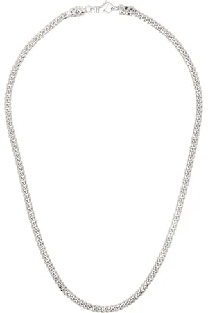 EMANUELE BICOCCHI Silver Thin Edge Chain Necklace