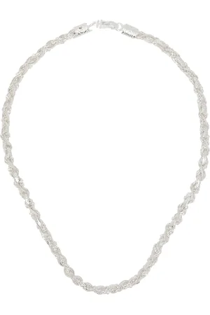EMANUELE BICOCCHI Silver Ice Round Braid Necklace