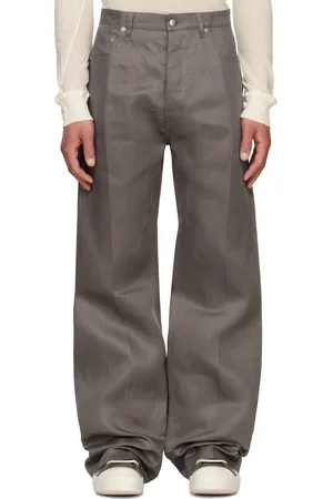 Rick Owens Gray Hollywood Geth Jeans