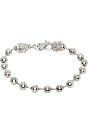 EMANUELE BICOCCHI Silver Polished Beads Bracelet