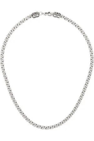 EMANUELE BICOCCHI Silver Infinity Loop S-Link Necklace