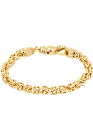 EMANUELE BICOCCHI Gold Plated Byzantine Chain Bracelet