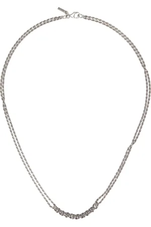 EMANUELE BICOCCHI Silver Crochet Necklace