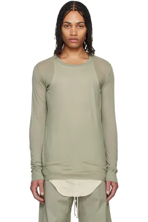 Rick Owens Green Hollywood Basic LS T-shirt
