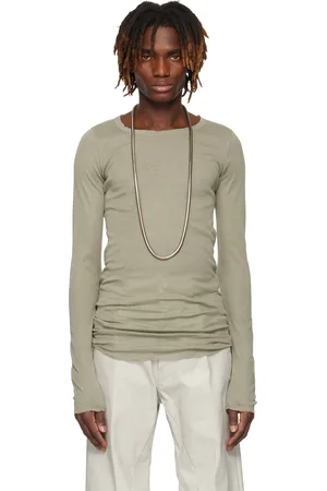 Rick Owens Green Hollywood Rib LS T-shirt