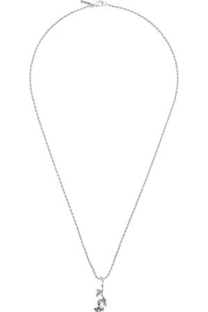 EMANUELE BICOCCHI Silver Blooming Rose Necklace